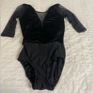 Eleve velvet and mesh leo